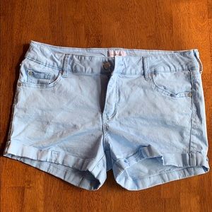Celebrity Pink Baby Blue Shorts
